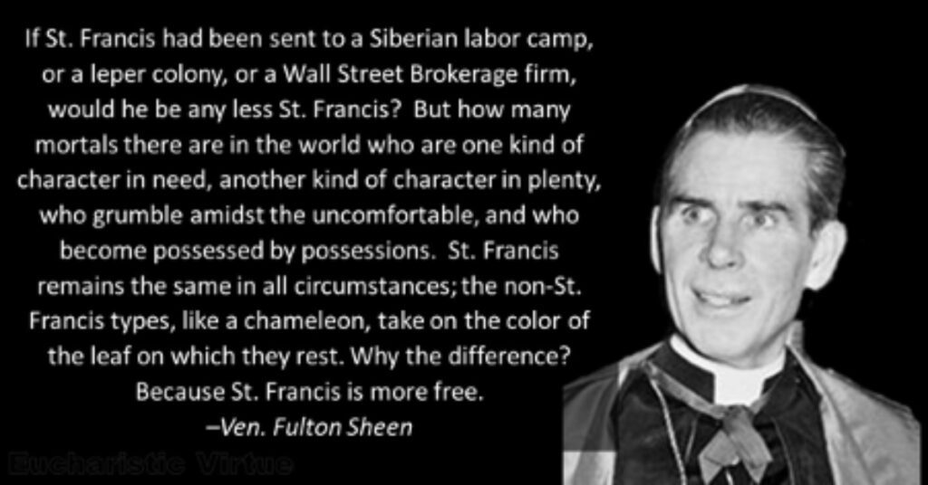 Ven Fulton Sheen Quote